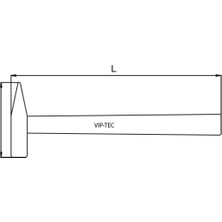 Vıp-Tec Profesyonel Ağaç Saplı Tesv. Çkç. 100GR VT861100