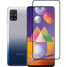 Tekno Grup Samsung Galaxy M31s Tam Kaplayan Tempered Cam Ekran Koruyucu Şeffaf