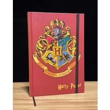 Kasaba Dükkan Harry Potter Hogwarts Baskılı Sert Kapaklı Ciltli Defter