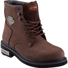 Harley Davidson Harley Davidson-Gibson Kadın (Unisex) Deri Bot 025G100109 Kahverengi 37