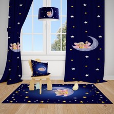 Talia Home Peri 2 Desen Çocuk ve Bebek  Odası Fon Perdesi 2 Kanat TLA-160