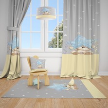 Talia Home  Baby Çocuk ve Bebek  Odası Fon Perdesi 2 Kanat TLA-137