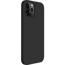 Vendas Apple iPhone 12 Pro Max Premier Soft Serisi Yumuşak Dokulu Kılıf Siyah