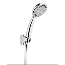 Gümüş Su Armatürleri Mafsallı Duş Set