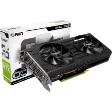 Palit Nvidia GeForce RTX 3060Ti LHR Dual OC 8GB 256Bit GDDR6 DX12 PCI-Express 4.0 Ekran Kartı (NE6306TS19P2-190AD)