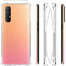 Ally Oppo Reno 3 Pro Anti-Drop Darbe Emici Silikon Kılıf Shockproof Kılıf AL-32984 Şeffaf