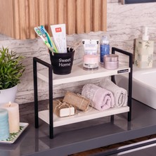 Mudesa Banyo Mutfak Düzenleyici Raf Havlu Sabunluk Baharatlık Dekoratif Raf