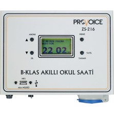 Provoice ZS-216 B Klas Usb'li Akıllı Okul Zil Saati