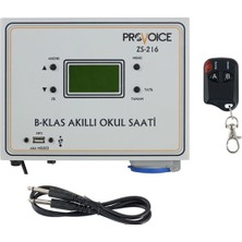 Provoice ZS-216 B Klas Usb'li Akıllı Okul Zil Saati