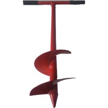 Emek Toprak Burgusu Sabit Kollu Fidan Dikme Aparatı Manuel 101 cm Tekparça 15 cm Helezon ile 22 cm Genişlik Açar