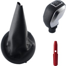 Moda Citroen Berlingo Vites Körüğü ve Mat Gri Spor Vites Topuzu Kapaklı