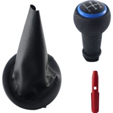 Moda Citroen Berlingo Vites Körüğü ve Mavi Çerçeve Vites Topuzu