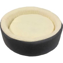 Petsiva Sünger Simit Yatak Krem