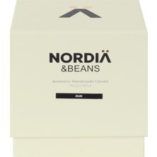 Nordia Ahşap Fitilli Mum- Oud