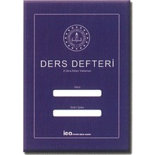 İea Ders Defteri - 6 Derslik Haftalık Alttan Yoklama Fişli