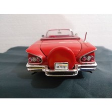 Motormax 1958 Model Chevy Impala, Kutulu, Metal, Kırmızı