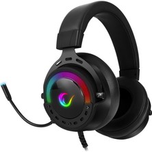 Rampage ByGame-X1 Siyah USB 7.1 Surround RGB Işık Efektli Oyuncu Mikrofonlu Kulaklık