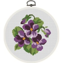 Esta Rosa Etamin Goblen Set 23x18 Cm