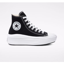 Converse Chuck Taylor All Star Move Hi Kadın Siyah Sneaker 568497C