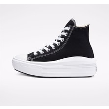 Converse Chuck Taylor All Star Move Hi Kadın Siyah Sneaker 568497C