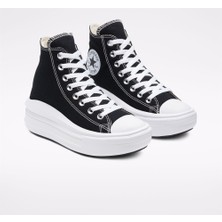 Converse Chuck Taylor All Star Move Hi Kadın Siyah Sneaker 568497C