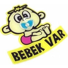 Özdemir Aksesuar Arabada Bebek Var Vantuzlu Pleksi Cam Yazısı