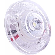 Ledshop Mini Round Yuvarlak LED Lamba Tek LED Su Geçirmez 12/24 Volt 10 Adet