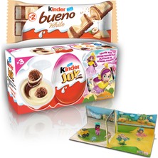 Kinder Hediyeli Kinder Joy 3lü ve Kinder Bueno White