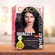 Colorx Set Saç Boyası-1.1-Mavi Siyah