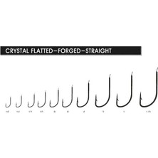 Lineaeffe Kaptura Crystal Flatted Olta Iğnesi 10 Adet