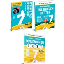 Eker Test Yayınları 7. Sınıf Dinlendiren Soru Bankası Dinlendiren Defter Dinlendiren Test 3'lü Set