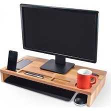 Wooden İstanbul Masaüstü Pc Monitör Standı