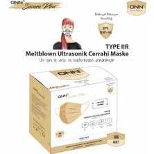 Onn Secure Plus Meltblown Ultrasonik 3 Katlı Cerrahi Maske - Beyaz (100 Adet)