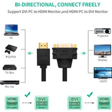 Ugreen HDMI To DVI 24+5 Dönüştürücü Kablo