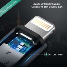 Ugreen 3 in 1 iOS Lightning Type-C Micro USB Şarj ve Data Kablosu Siyah