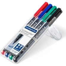 Staedtler Lumocolor Permament Markör M 4'lü