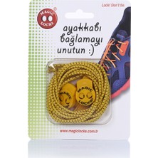 Magic Locks Akıllı Bağcık Yuvarlak- SARI-15A1