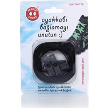 Magic Locks Akıllı Bağcık Yassı- LACIVERT-17B1