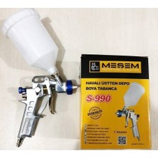 Meşem S-990  Havalı Üstten Depolu Boya Fıskiyesi Aparatı 1.3mm