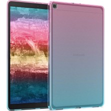 Case 4U Samsung Galaxy Tab A SM-T510 Kılıf 10.1" Süper Silikon Tablet Arka Kapak Şeffaf