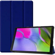 Case 4U Apple iPad 7/8. Nesil Kılıf 10.2" Smart Cover Katlanabilir Standlı Tablet Akıllı Kapak Lacivert