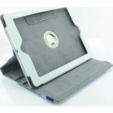 Coverzone iPad 4 Kılıf 360 Dönerli Standlı ve Desenli Deri Kılıf No-5