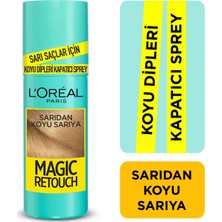 L'Oréal Paris Magic Retouch Koyu Dipleri Kapatici Sprey - Saridan Koyu Sariya