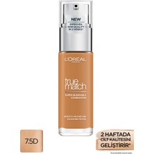 L'Oréal Paris True Match Bakım Yapan Fondöten 7.5D Golden Chestnut