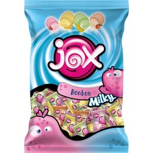 JOX; Milky Süt ve Meyve Aromalı Sıvı Dolgulu Bonbon Şekerleme (5 gr x 200'lü )