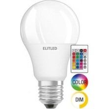 Elitled Renk Değiştiren - LED Ampul - 9W Rgb - Uzaktan Kumandalı LED Ampul