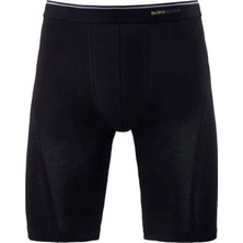 Tender Cotton Büyük Beden Uzun Paça Siyah Boxer 9230