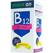 Move On Vitamin B12 1000 Mcg 30 Mikro Tablet