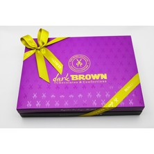 Dark Brown 52 Adet Fındık Parçacıklı Sargılı Sütlü Çikolata