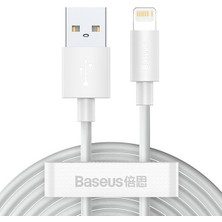 Baseus Wisdom Lightning Şarj USB Şarj Kablosu 2 Adet Set 1.5 mt TZCALZJ-02